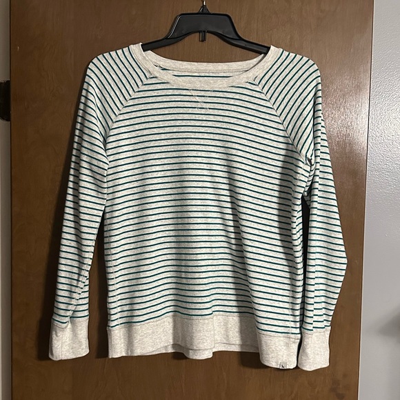 Eddie Bauer Striped Sweatshirt - Picture 1 of 3